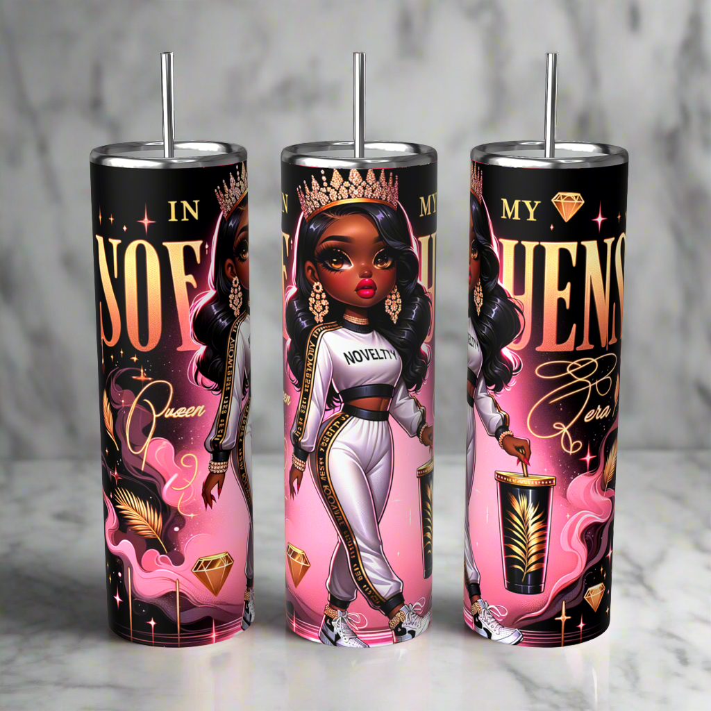 20oz Queens Skinny Tumbler