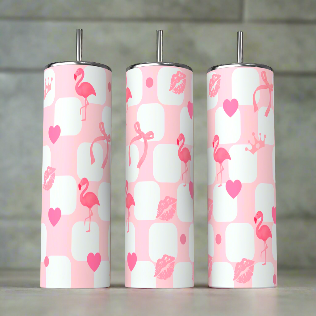 Coquettes & Flamingos 20oz Tumblers