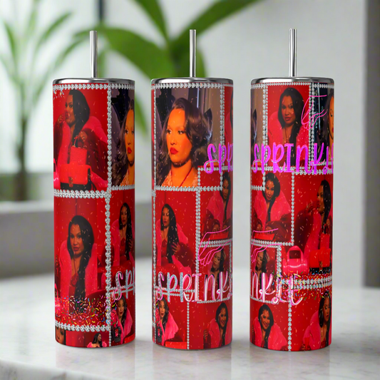 Sip in Empowerment: Unveiling the 'Sprinkle Sprinkles' 20oz Skinny Tumbler Inspired by Shera Seven