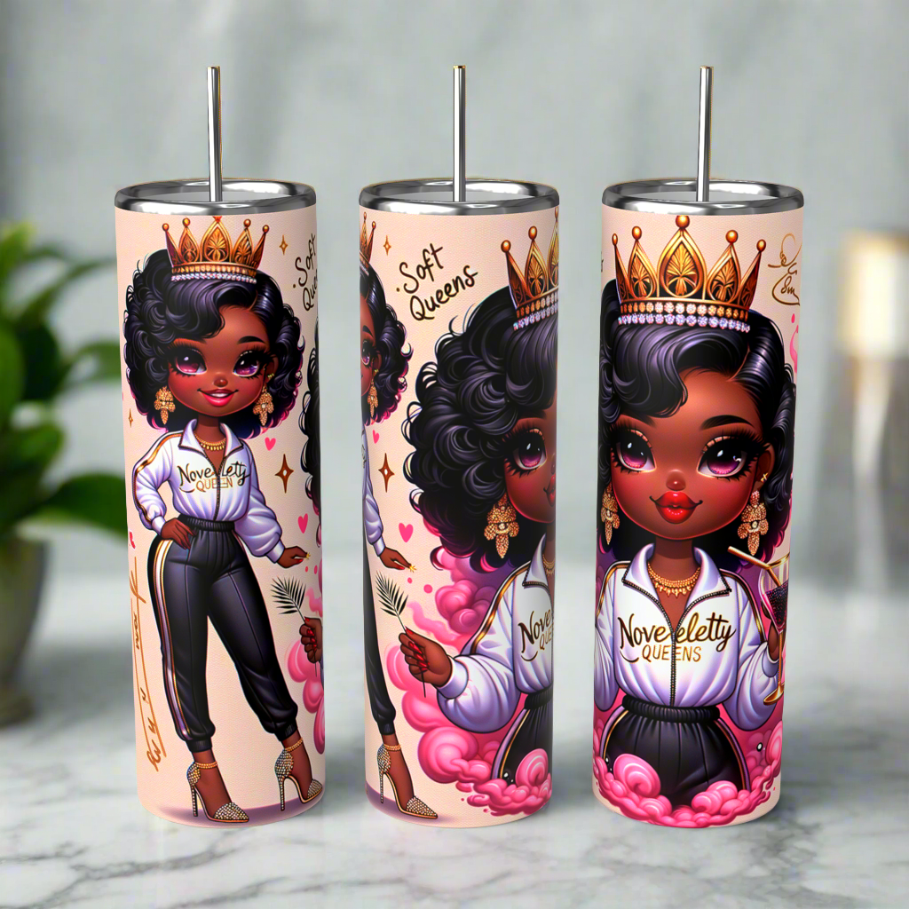 20 oz Soft Queens Era Skinny Tumbler