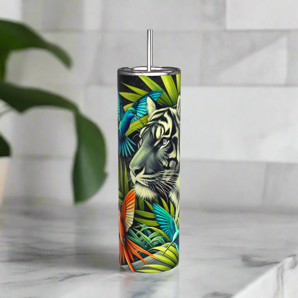 20oz Jungle Themed Skinny Tumbler