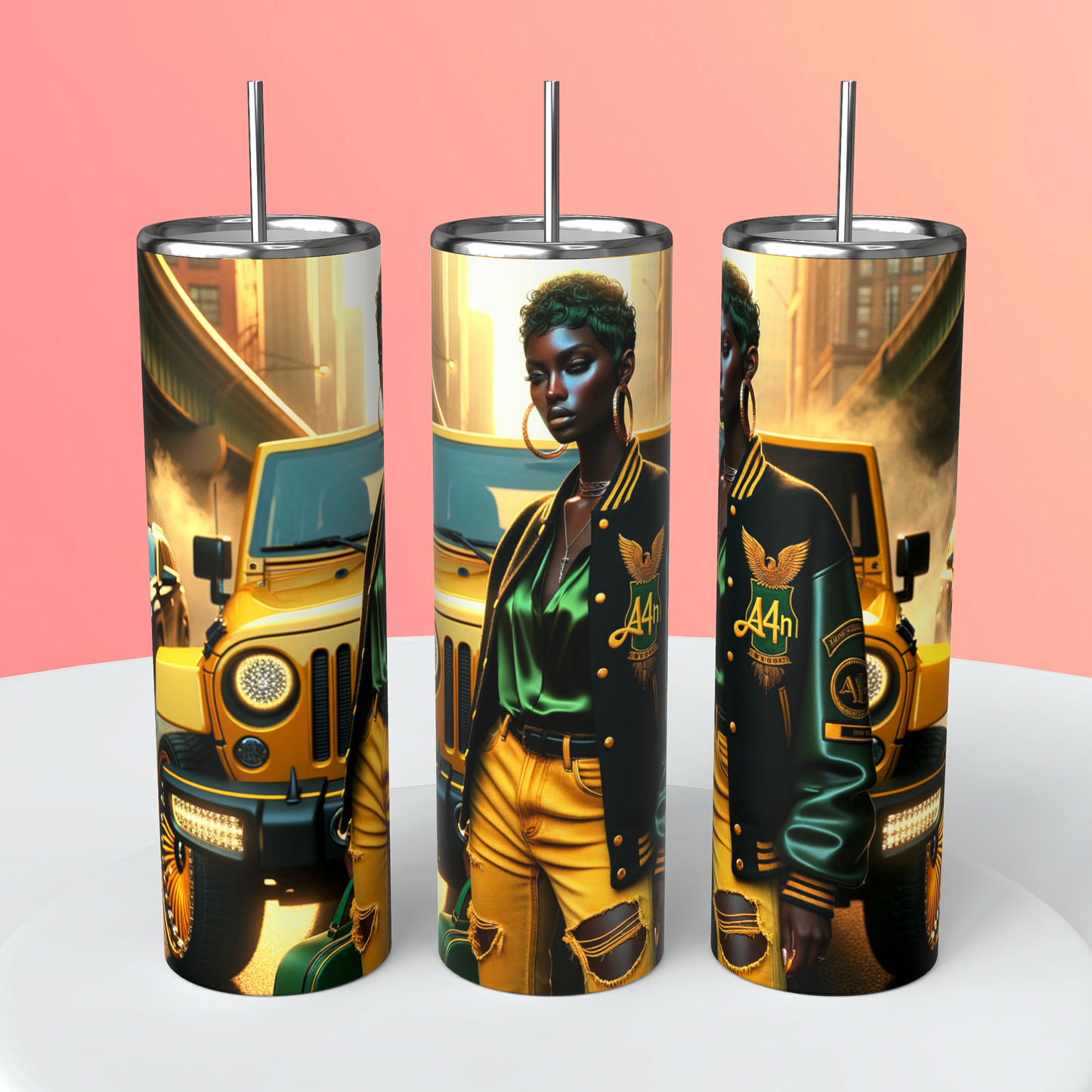 20oz Jamaica Irie Skinny Tumblers