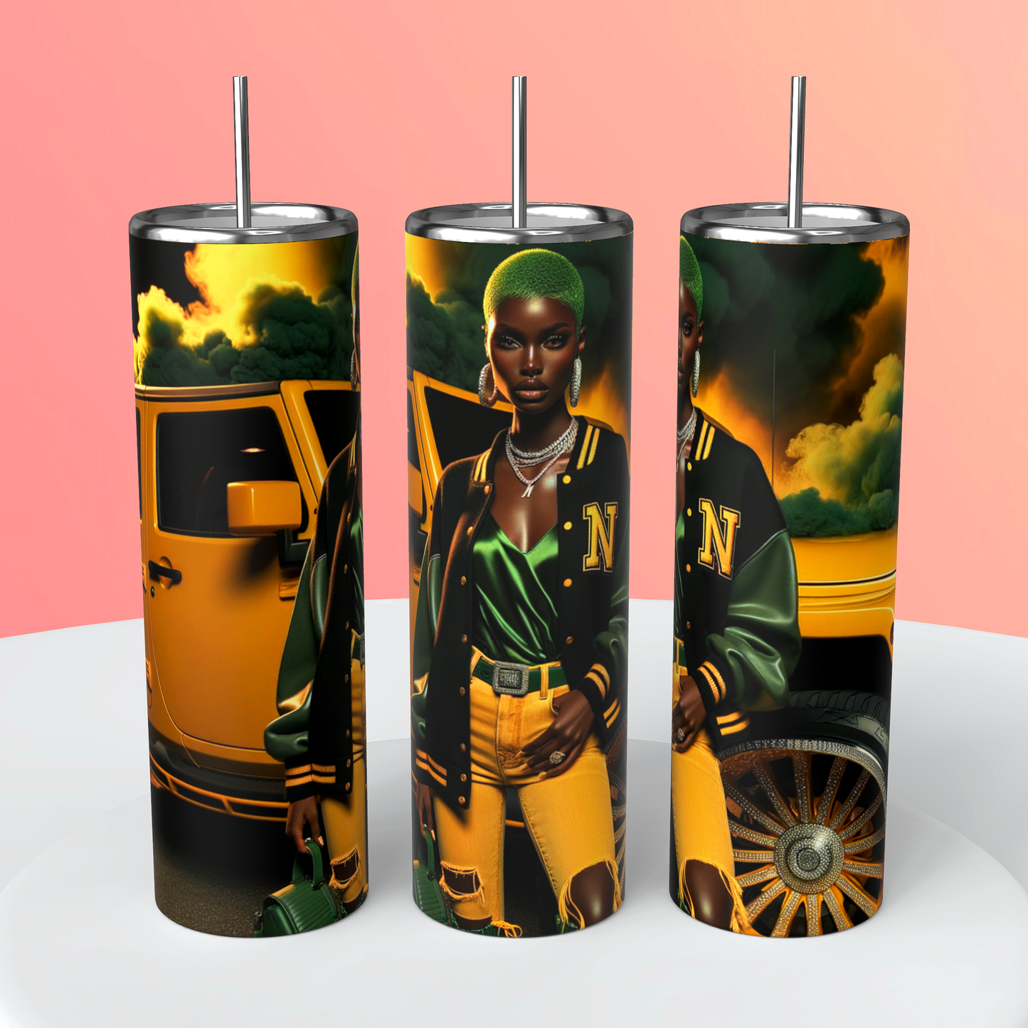 20oz Jamaica Irie Skinny Tumblers