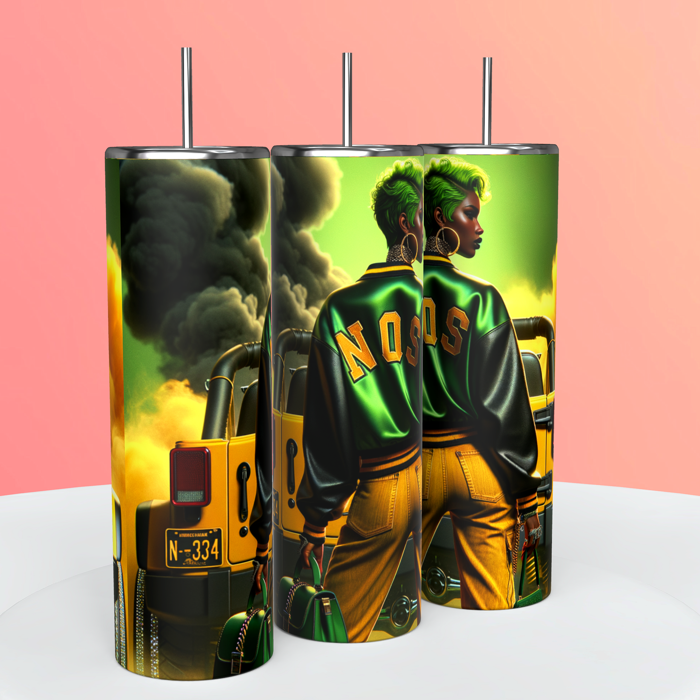 20oz Jamaica Irie Skinny Tumblers