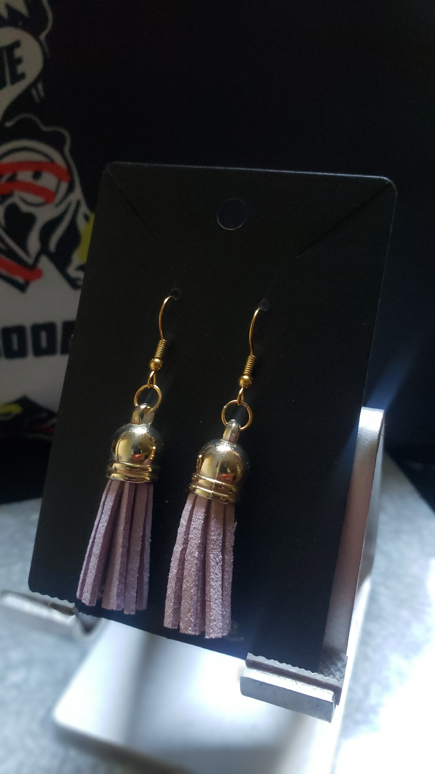 Two Toned Tassel Earrings