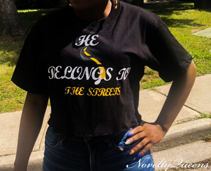 He Belongs to -Crop Tee